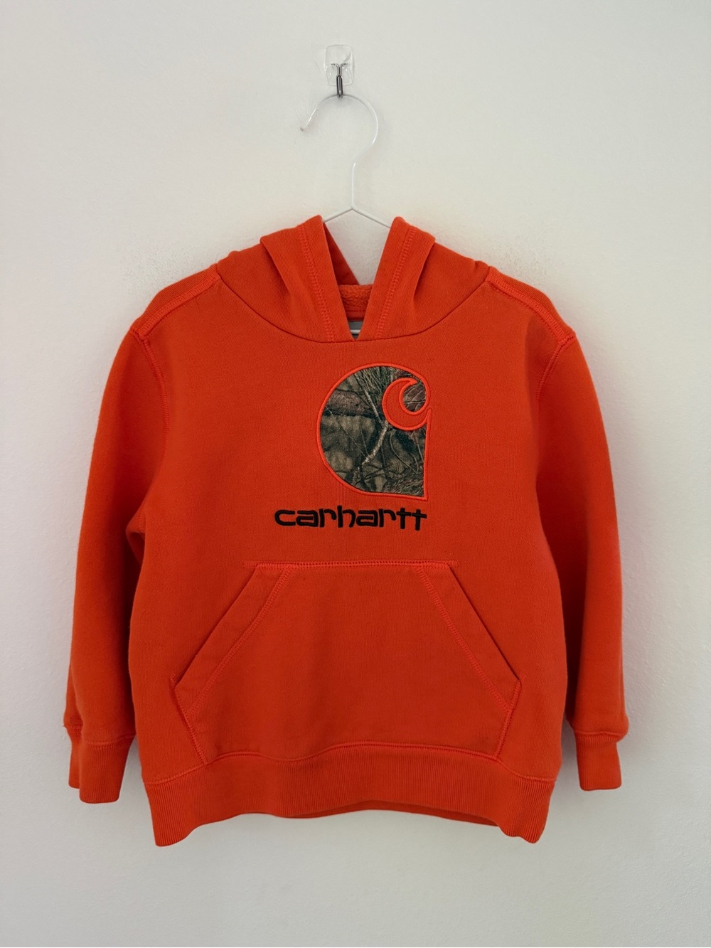 Carhartt orange hoodie sweatshirt sz 5